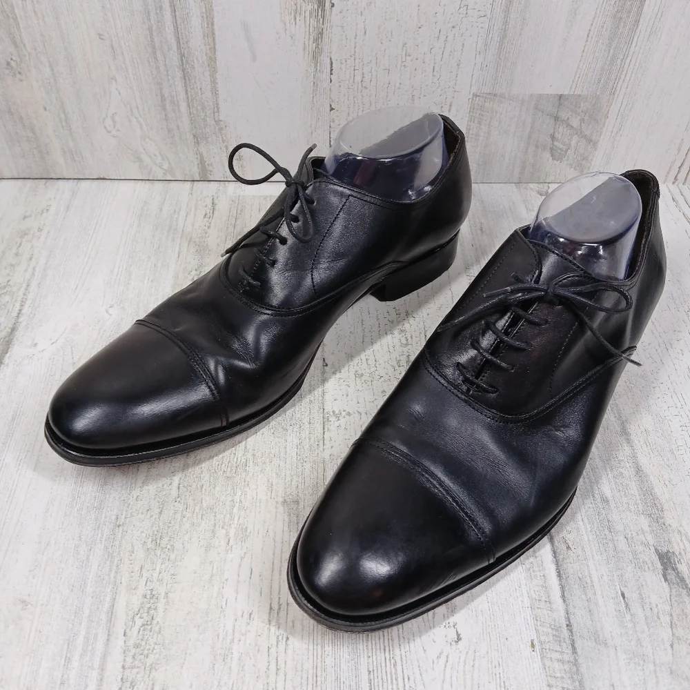 To Boot New York Adam Derrick Black Leather Lace Up Dress Shoes #232
